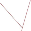 Dixie Plastic Red Striped Stir Stick, 5.50