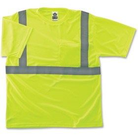 GloWear Class 2 Reflective Lime T-Shirt, EGO21502