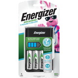 Energizer Recharge 1-Hour Charger for NiMH Rechargeable AA and AAA Batteries