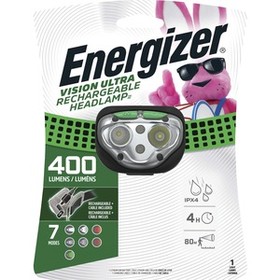 Energizer Vision Ultra HD Rechargeable Headlamp (Includes USB Charging Cable)