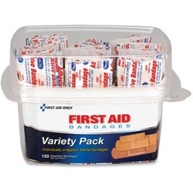 First Aid Only Assorted Bandage Box Kit