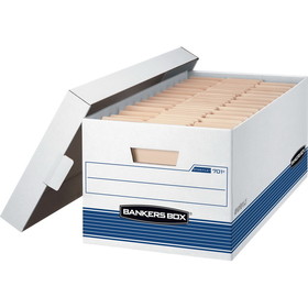 Bankers Box Stor/File? - 24" Letter, Lift-Off Lid, 4/CT