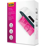 Fellowes Glossy Pouches - Letter, 10 mil, 50 pack