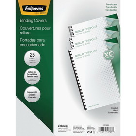 Fellowes Futura? Presentation Covers Letter, Frosted 25 pack