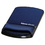 Fellowes Mouse Pad / Wrist Support with Microban Protection, 0.9" x 6.8" x 10.1" - Sapphire - Gel, Polyester, Lycra, Price/EA