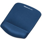 Fellowes PlushTouch? Mouse Pad Wrist Rest with Microban - Blue
