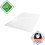 Cleartex Rectangular Chair Mat, 48" Length x 79" Width x 75 mil Thickness Overall - Polycarbonate - Clear, Price/EA