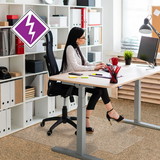 Computex Anti-Static Advantagemat Chair Mat for Standard-pile Carpets, FLR319226LV