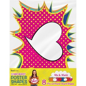 Geographics Cosmic Burst Shapes Poster Board