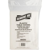 Genuine Joe Plastic Round Tablecovers