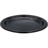 Genuine Joe Round Plastic Black Plates, GJO10429
