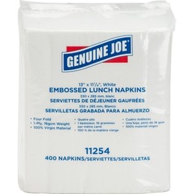 Genuine Joe White Lunch Napkins