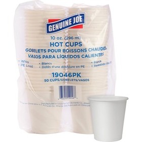 Genuine Joe GJO19046 Polyurethane-lined Disposable Hot Cups