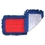 Genuine Joe Micro Fiber Dust Mop, 36" Width - 1 Each - Red, Gray, Blue, White, Price/EA