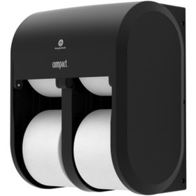Compact 4-Roll Quad Coreless High-Capacity Toilet Paper Dispenser