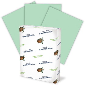 International Paper Paper for Copy 8.5x11 Colored Paper - Green - Recycled - 30%