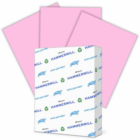 Hammermill Paper for Copy 8.5x11 Laser, Inkjet Colored Paper - Pink - Recycled - 30% Recycled Content