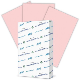 Hammermill Paper for Copy 8.5x14 Inkjet, Laser Colored Paper - Pink - Recycled - 30%