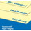 Hammermill Paper for Copy 8.5x11 Laser, Inkjet Colored Paper - Canary - Recycled - 30%, HAM104307