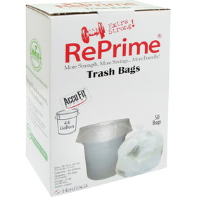 Heritage RePrime AccuFit 44-gal Can Liners,