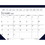 House of Doolittle Deep Blue Print 18.5" Desk Pad Calendar, Price/EA