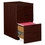 HON 10500 Series Mobile Box/Box/File Pedestal, 15.8" x 22.8" x 28" - Wood - 3 x Box, File Drawer(s) - Legal, Letter - Security Lock, Leveling Glide, Ball-bearing Suspension - Mahogany, Price/EA