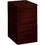 HON 10500 Series Mobile File/File Pedestal, 15.8" x 22.8" x 28" - Wood - 2 x File Drawer(s) - Legal, Letter - Security Lock, Leveling Glide, Ball-bearing Suspension - Mahogany, Price/EA