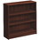HON 1870 Series Bookcase, 36" x 11.5" x 36.1" - Hardboard, Wood, Particleboard - 3 x Shelf(ves) - Stain Resistant, Abrasion Resistant, Leveling Glide - Mahogany, Price/EA