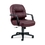HON Pillow-Soft 2092 Mid-Back Chair, Leather Burgundy, Foam Seat - Black Frame - 26.3" x 28.8" x 41.8" Overall Dimension, Price/EA