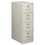 HON 210 Series Locking Vertical Filing Cabinet, 18.3" x 28.5" x 52" - Metal - 4 - Legal - Security Lock, Rust Resistant - Light Gray, Price/EA