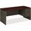 HON 38000 Series Pedestal Desk, 66" Width x 30" Depth x 29.5" Height - 2 - Single Pedestal on Right Side - Radius Edge - Wood, Steel - Charcoal, Laminate, Mahogany, Price/EA