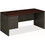 HON 38000 Series Pedestal Desk, 66" Width x 30" Depth x 29.5" Height - 2 - Single Pedestal on Left Side - Radius Edge - Wood, Steel - Charcoal, Laminate, Mahogany, Price/EA