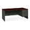 HON 38000 Series Pedestal Desk, 72" Width x 36" Depth x 29.5" Height - 2 - Single Pedestal on Right Side - Radius Edge - Wood, Steel - Charcoal, Laminate, Mahogany, Price/EA
