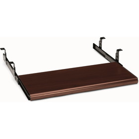 HON Slide-Away Laminate Keyboard Platform, 21.5" x 10" - Mahogany