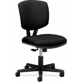 HON Volt 5703 Multi-task Chair, Polyester Black Seat - Black Frame - 25.8" x 25.8" x 40" Overall Dimension
