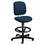 HON ComforTask 5905 Pneumatic Task stool, Blue - Olefin Blue Seat - Steel Black Frame - 26.8" x 30" x 49.8" Overall Dimension, Price/EA