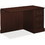 HON 94000 Series Right Pedestal Return, 48" Width x 24" Depth x 29.5" Height - 2 - Single Pedestal on Right Side - Wood, Particleboard - Laminate, Mahogany, Price/EA