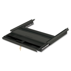 HON 38000 Series Single Pedestal Desk Center Drawer, 19" Width x 13" Depth x 2.4" Height - Metal - Charcoal