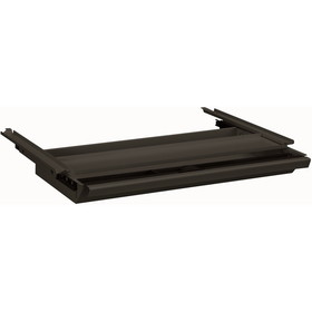 HON 38000 Series Double Pedestal Desk Center Drawer, 24.5" Width x 13" Depth x 2.4" Height - Metal - Charcoal