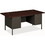 HON Metro Classic Double Pedestal Desk, Rectangle - 2 Drawers - 72" x 36" x 29.5" - Steel - Charcoal, Price/EA