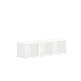 HON Mod Wall Mounted Storage | Open | 48"W | Simply White Finish