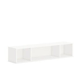 HON Mod Wall Mounted Storage | Open | 66"W | Simply White Finish