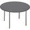 Iceberg IndestrucTable TOO 1200 Series Round Folding Table, Round - 48" x 29" - Steel, Polyethylene - Charcoal, Price/EA