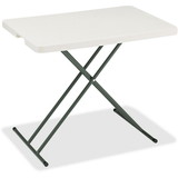 Iceberg IndestrucTable TOO 1200 Series Adjustable Personal Folding Table, Rectangle - 20