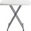 Iceberg IndestrucTable TOO 1200 Series Adjustable Personal Folding Table, Rectangle - 20" x 30" - Polyethylene, Steel - Platinum, Price/EA