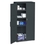 Iceberg Officeworks 3-shelf Storage Cabinet, 33" x 18" x 66" - Polyethylene - 3x Shelves - Black, Price/EA