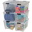 IRIS Stackable Clear Storage Boxes, Price/CT