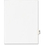 Kleer-Fax 80000 Series Side Tab Index Divider, PrintedExhibit H - 8.50" x 11" - 25 / Pack - White Divider, Price/PK
