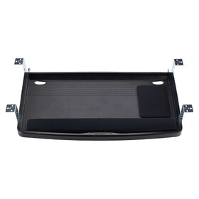 Kensington Under Desk Keyboard Drawer with Mouse Tray, 1.5" x 26" x 13.5" - Black