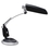 Ledu Spectrum Desk Lamp, 1 x 13 W Fluorescent Bulb - Swivel Arm, Weighted Base - Black, Silver, Price/EA